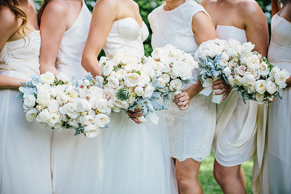 charming Australia wedding with gorgeous wedding party style, photo by Hannah Blackmore Photography | via junebugweddings.com