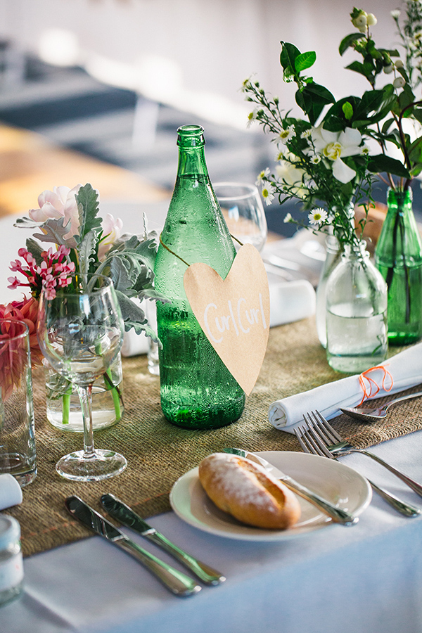 charming Australia wedding with gorgeous wedding party style, photo by Hannah Blackmore Photography | via junebugweddings.com