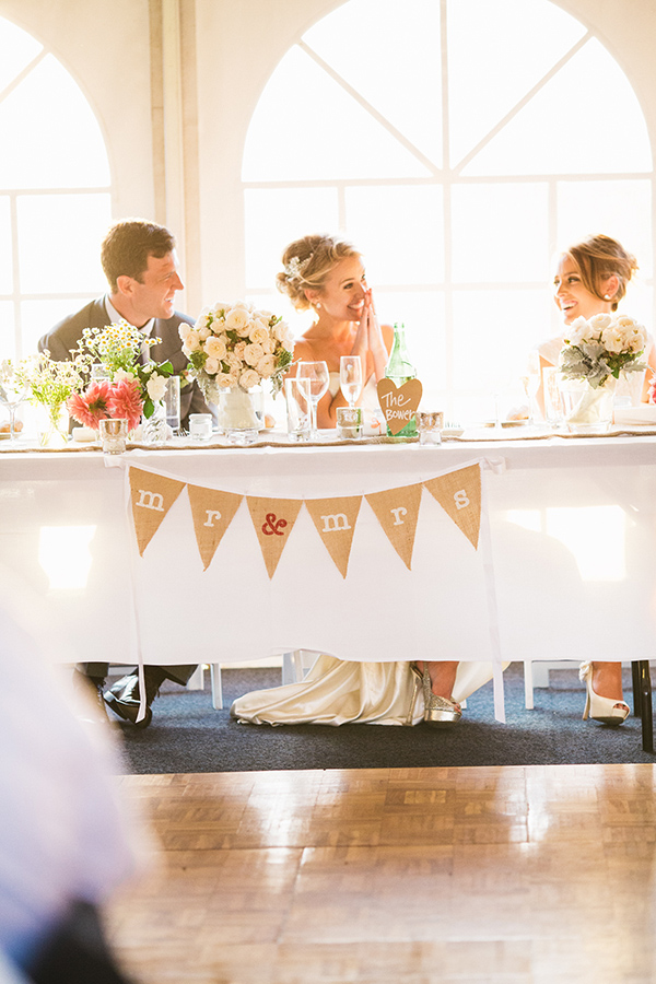 charming Australia wedding with gorgeous wedding party style, photo by Hannah Blackmore Photography | via junebugweddings.com