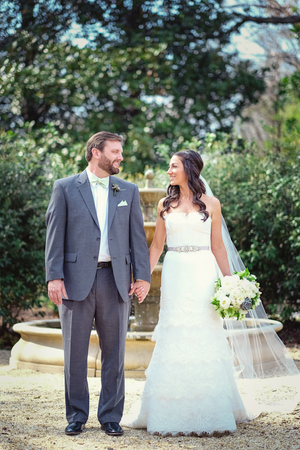 mint and cream wedding at The Estate in Atlanta, Georgia, photo by Scobey Photography | via junebugweddings.com