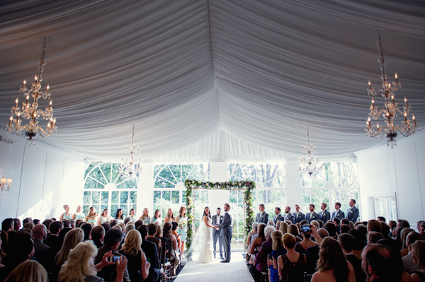 mint and cream wedding at The Estate in Atlanta, Georgia, photo by Scobey Photography | via junebugweddings.com