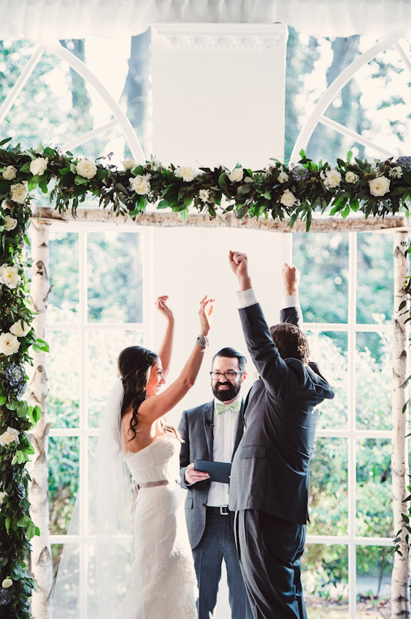 mint and cream wedding at The Estate in Atlanta, Georgia, photo by Scobey Photography | via junebugweddings.com