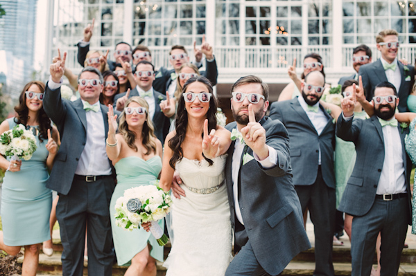 mint and cream wedding at The Estate in Atlanta, Georgia, photo by Scobey Photography | via junebugweddings.com