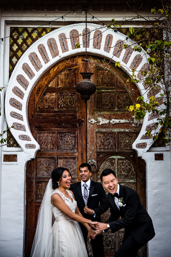 intimate romantic wedding and surprise dance party reception, photo by davina + daniel | via junebugweddings.com