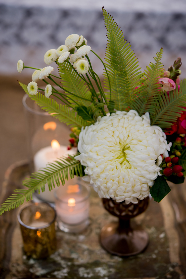 intimate romantic wedding and surprise dance party reception, photo by davina + daniel | via junebugweddings.com