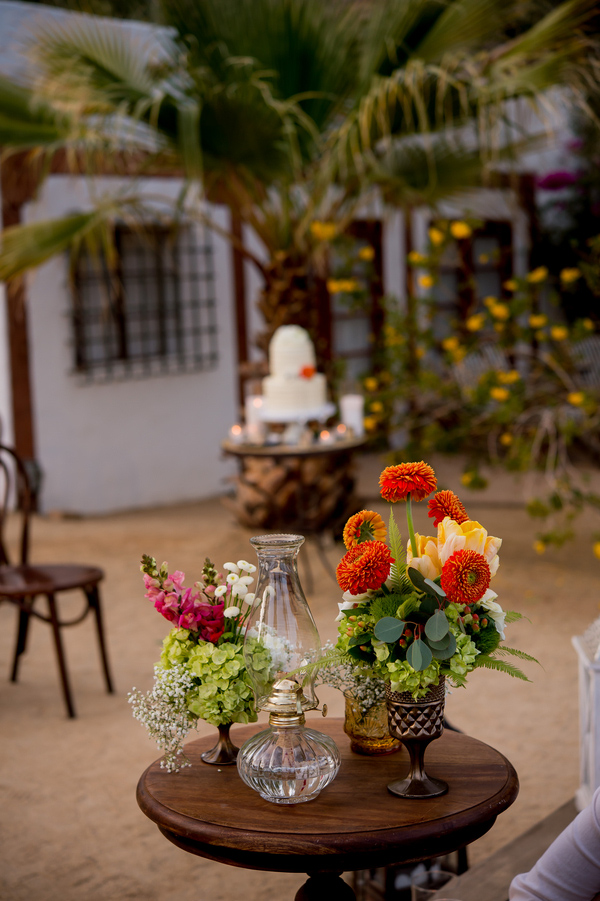 intimate romantic wedding and surprise dance party reception, photo by davina + daniel | via junebugweddings.com