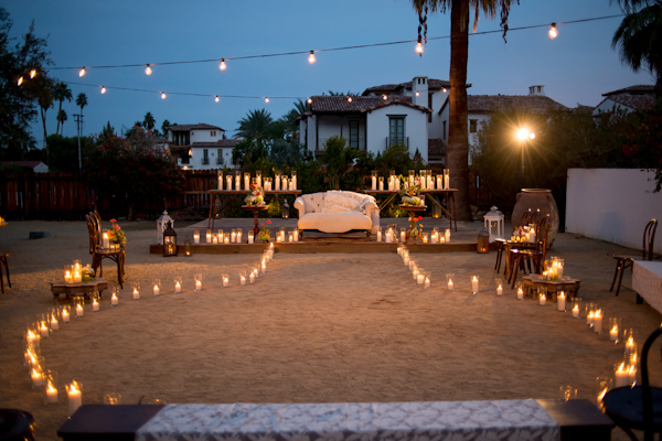 intimate romantic wedding and surprise dance party reception, photo by davina + daniel | via junebugweddings.com