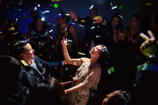 intimate romantic wedding and surprise dance party reception, photo by davina + daniel | via junebugweddings.com