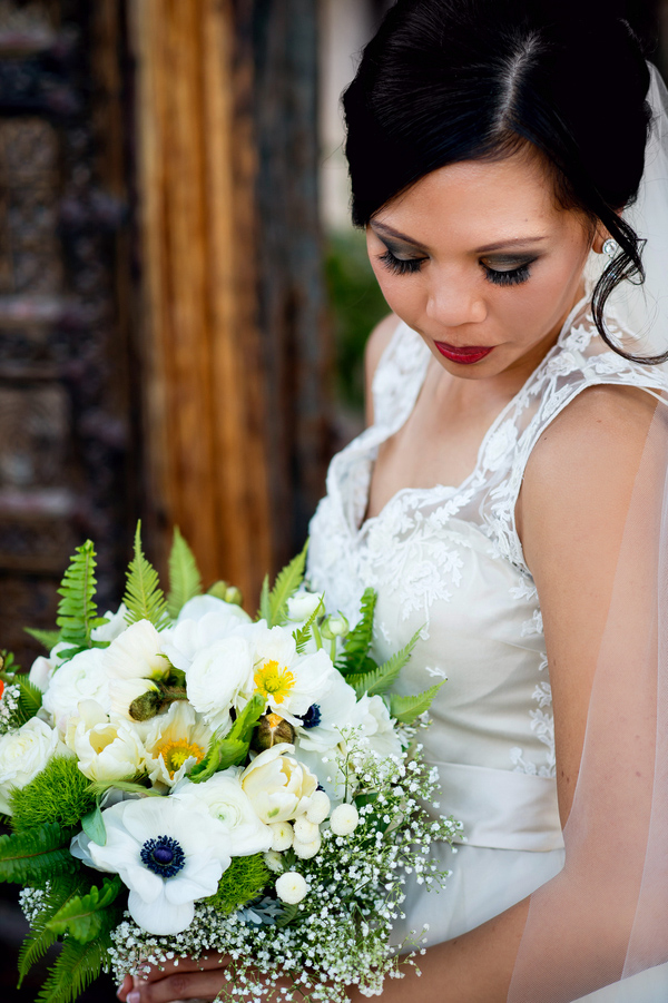 intimate romantic wedding and surprise dance party reception, photo by davina + daniel | via junebugweddings.com