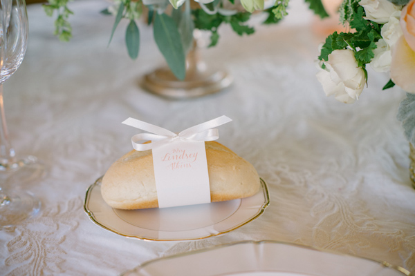 lovely peach and cream wedding inspiration photo shoot from Peony & Plum, photo by Krista Mason | via junebugweddings.com