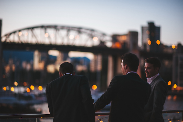 romantic wedding at Bridges Restaurant in Vancouver, BC, photo by Dallas Kolotylo Photography | via junebugweddings.com