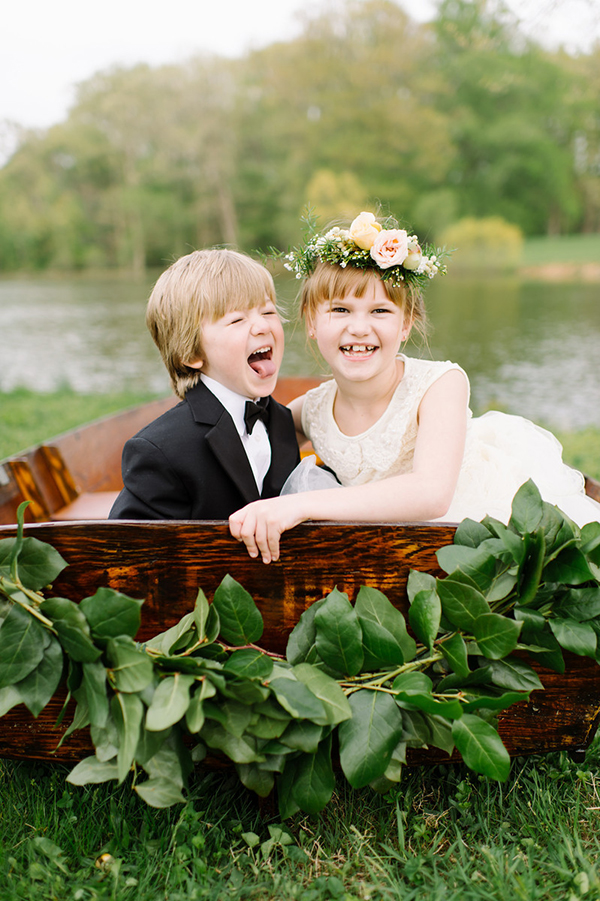 darling countryside wedding inspiration photo shoot, photo by L Hewitt Photography | via junebugweddings.com