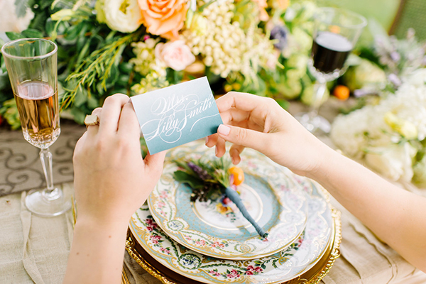 darling countryside wedding inspiration photo shoot, photo by L Hewitt Photography | via junebugweddings.com