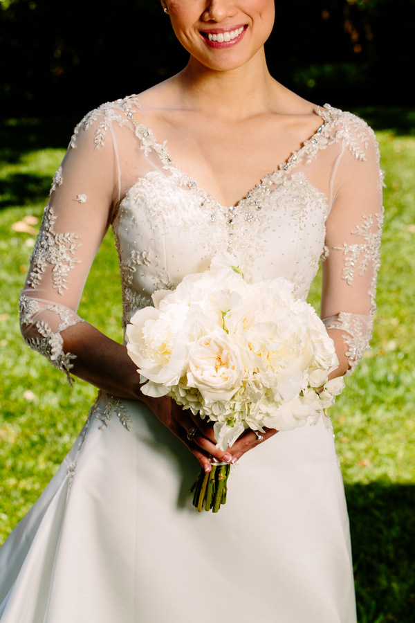 Chic Multicultural Bridal Style, Photo by Caroline + Ben Photography | via junebugweddings.com