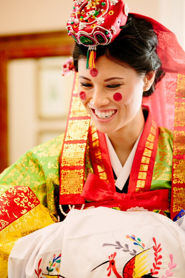 Chic Multicultural Bridal Style, Photo by Caroline + Ben Photography | via junebugweddings.com