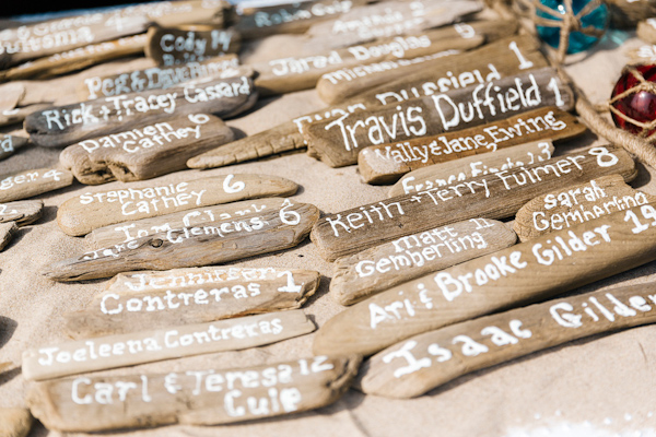 coral and navy nautical wedding on Lake Michigan, photo by Harrison Studio | via junebugweddings.com