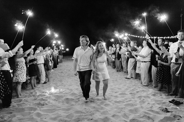 coral and navy nautical wedding on Lake Michigan, photo by Harrison Studio | via junebugweddings.com