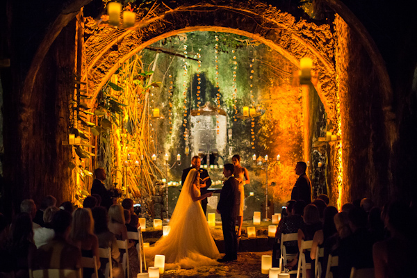 destination wedding at the Hacienda Uayamon in Campeche, Mexico, photo by Aaron Morris of Chrisman Studios | via junebugweddings.com