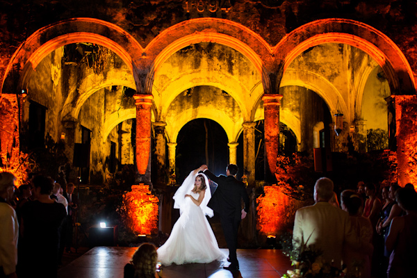 destination wedding at the Hacienda Uayamon in Campeche, Mexico, photo by Aaron Morris of Chrisman Studios | via junebugweddings.com