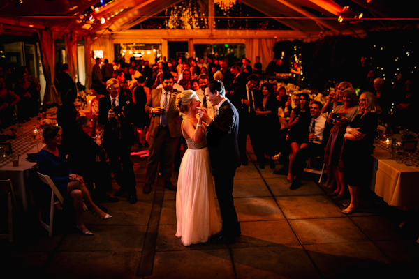 glittery gold bridal style, photo by Stark Photography | via junebugweddings.com