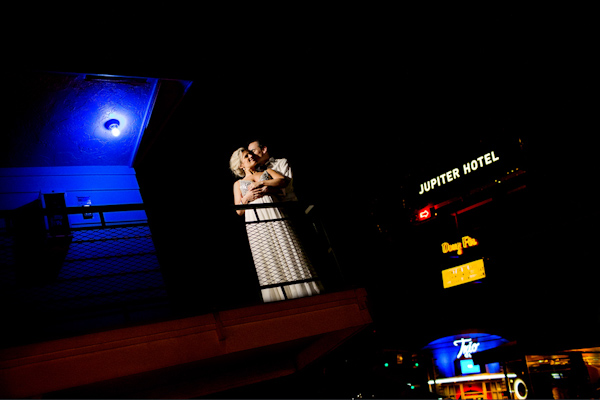 glittery gold bridal style, photo by Stark Photography | via junebugweddings.com