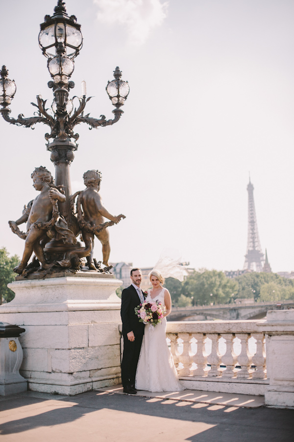 intimate destination wedding in Paris, photo by Ophelia and Romeo Photographers | via junebugweddings.com