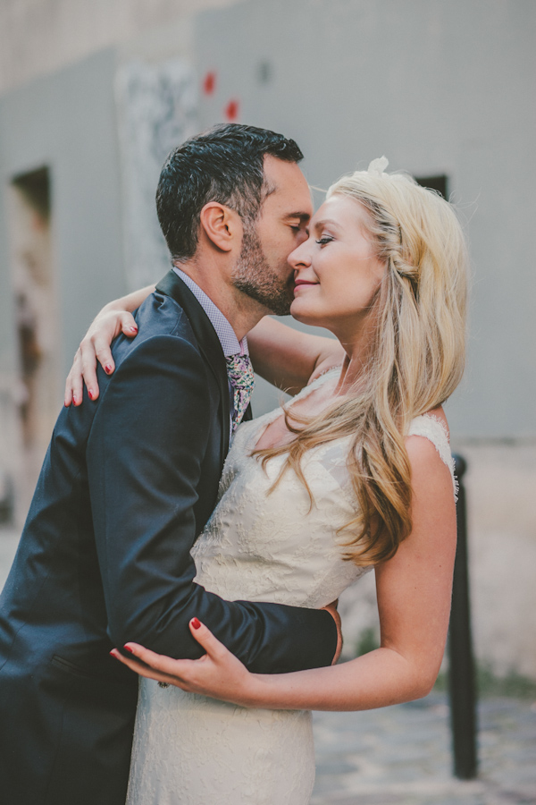 intimate destination wedding in Paris, photo by Ophelia and Romeo Photographers | via junebugweddings.com