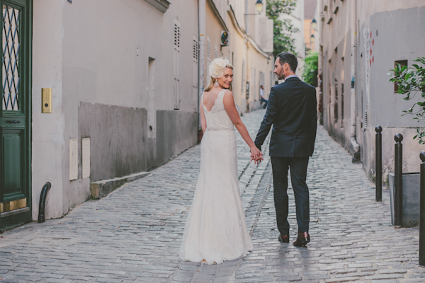 intimate destination wedding in Paris, photo by Ophelia and Romeo Photographers | via junebugweddings.com