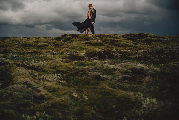 Majestic Icelandic Elopement, Photo by Gabe McClintock | via junebugweddings.com