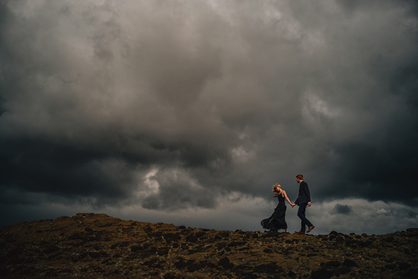 Majestic Icelandic Elopement, Photo by Gabe McClintock | via junebugweddings.com