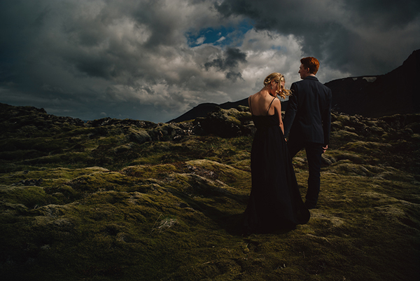 Majestic Icelandic Elopement, Photo by Gabe McClintock | via junebugweddings.com