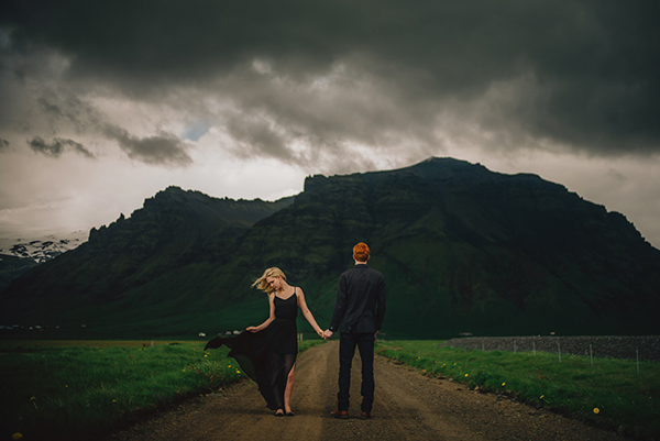 Majestic Icelandic Elopement, Photo by Gabe McClintock | via junebugweddings.com