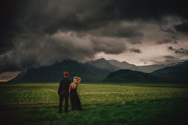 Majestic Icelandic Elopement, Photo by Gabe McClintock | via junebugweddings.com