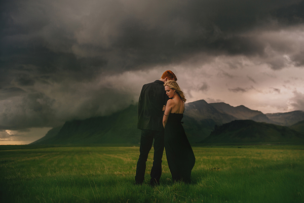 Majestic Icelandic Elopement, Photo by Gabe McClintock | via junebugweddings.com