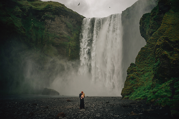 Majestic Icelandic Elopement, Photo by Gabe McClintock | via junebugweddings.com