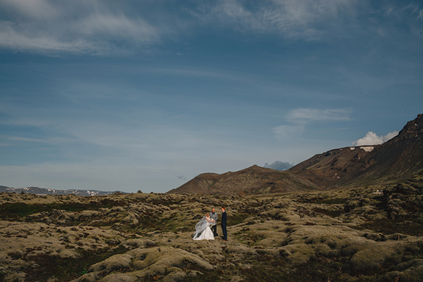 Majestic Icelandic Elopement, Photo by Gabe McClintock | via junebugweddings.com