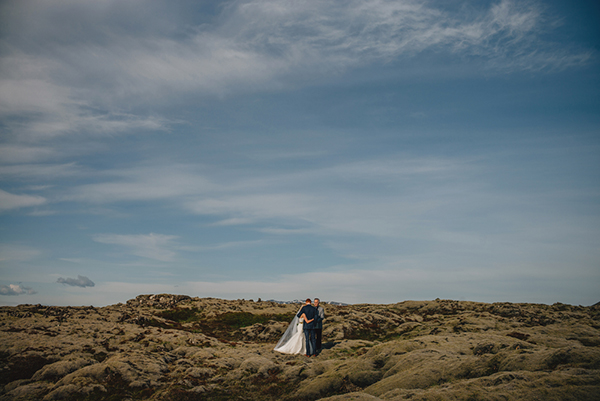 Majestic Icelandic Elopement, Photo by Gabe McClintock | via junebugweddings.com