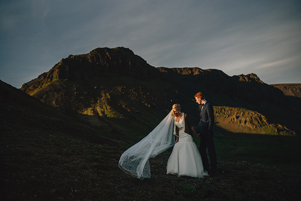 Majestic Icelandic Elopement, Photo by Gabe McClintock | via junebugweddings.com