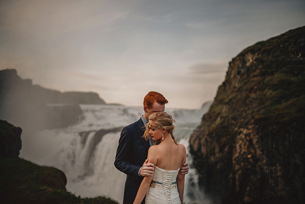 Majestic Icelandic Elopement, Photo by Gabe McClintock | via junebugweddings.com