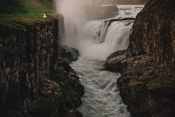 Majestic Icelandic Elopement, Photo by Gabe McClintock | via junebugweddings.com