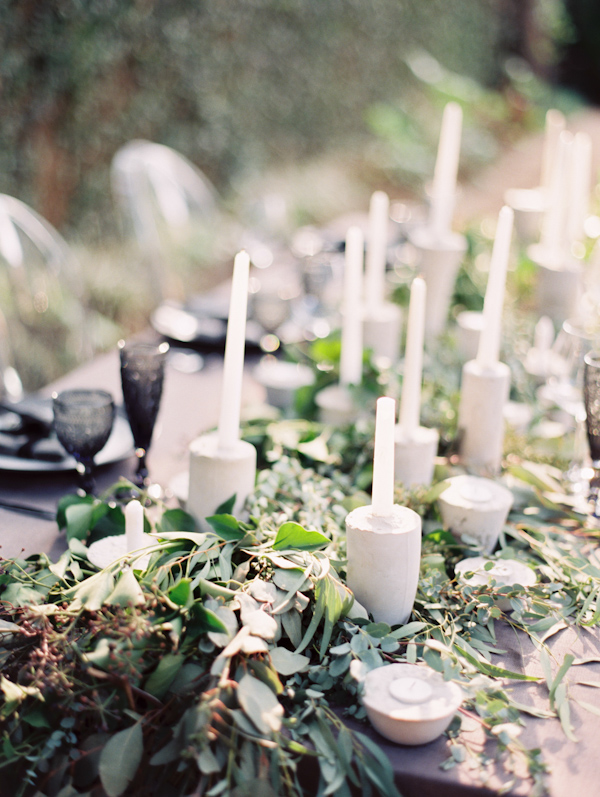 organic black & white wedding inspiration photo shoot, photo by Taylor Lord Photography | via junebugweddings.com