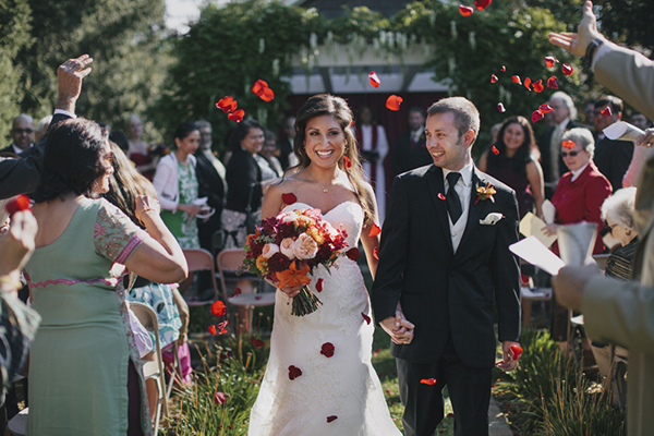 Spectacular Western and Hindu Wedding, Photo by Bryan and Mae | via junebugweddings.com