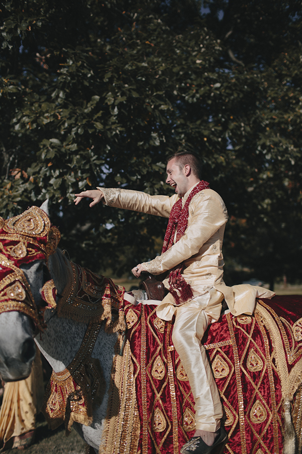 Spectacular Western and Hindu Wedding, Photo by Bryan and Mae | via junebugweddings.com