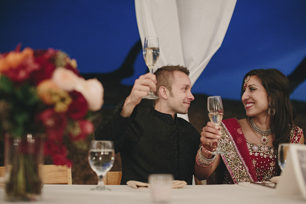 Spectacular Western and Hindu Wedding, Photo by Bryan and Mae | via junebugweddings.com