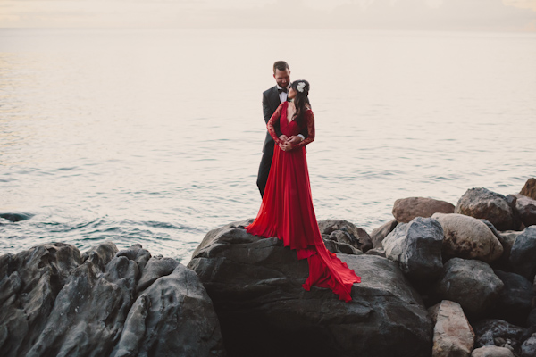 stylish and scenic destination wedding in St. Lucia, photo by C&I Studios | via junebugweddings.com