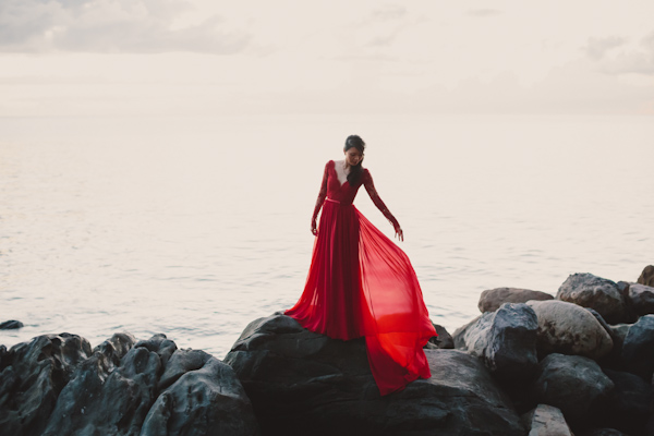 stylish and scenic destination wedding in St. Lucia, photo by C&I Studios | via junebugweddings.com