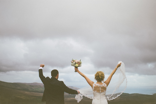 homemade wedding on the coast of Ireland, photo by Savo Photography | via junebugweddings.com