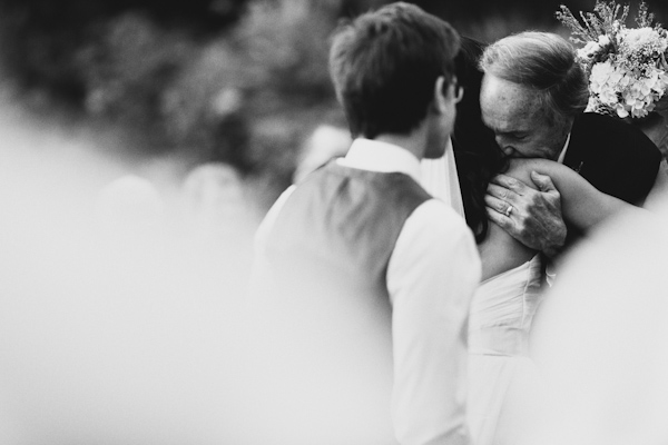 sentimental garden wedding ceremony, photo by Erik Clausen | via junebugweddings.com