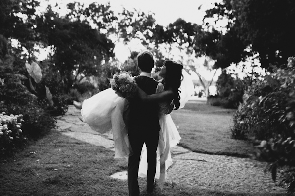 garden wedding landscape, photo by Erik Clausen | via junebugweddings.com