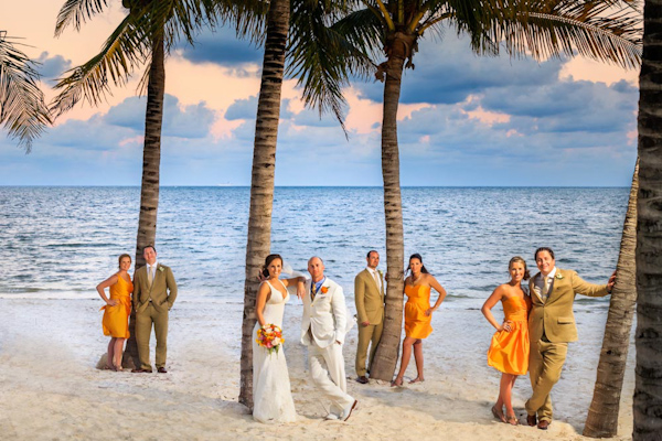 destination wedding bridal party, photo by Zasil Studio | via junebugweddings.com